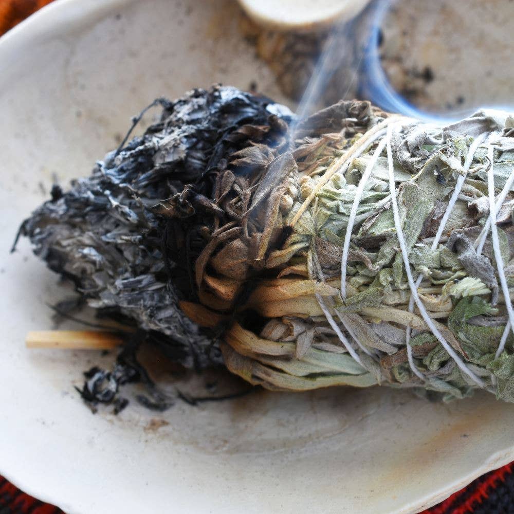 Small Sage Smudge Sticks, Torch White Sage 4"