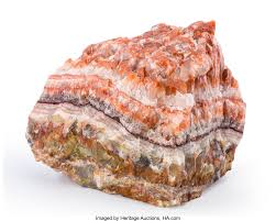 Crystal-Red Layered Calcite
