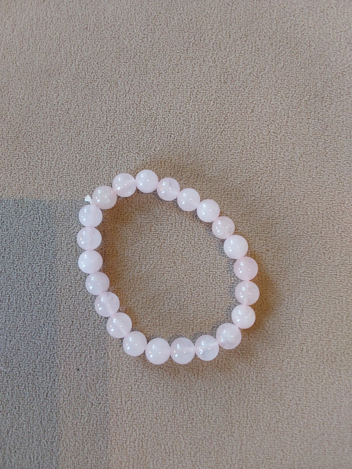 Rose Quartz Bead Bracelet