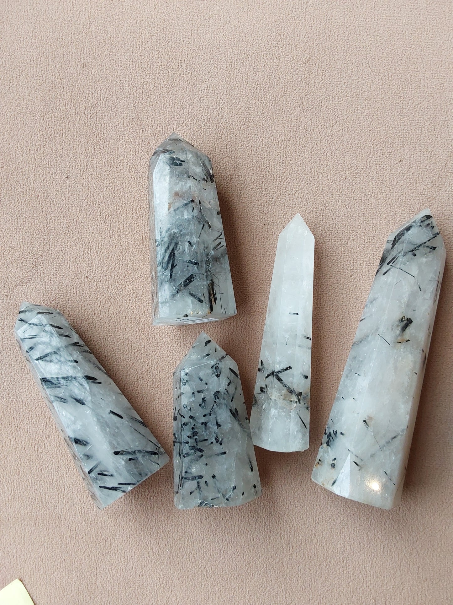 Crystal - Tourmalinated Quartz