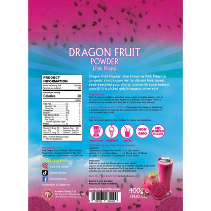 Dragon Fruit Powder | Pink Pitaya | Pink Dragon Fruit