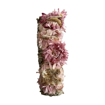 Pink Sunflower, White Sage