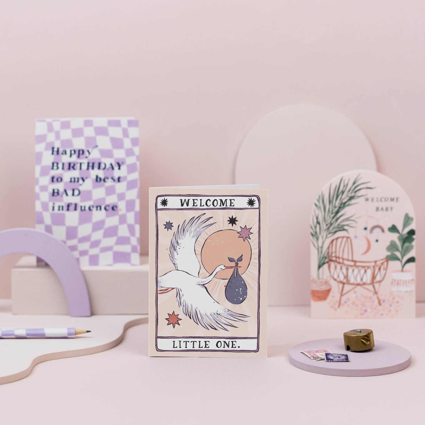 Welcome little one Card | Gender Neutral Baby Cards | Adoption