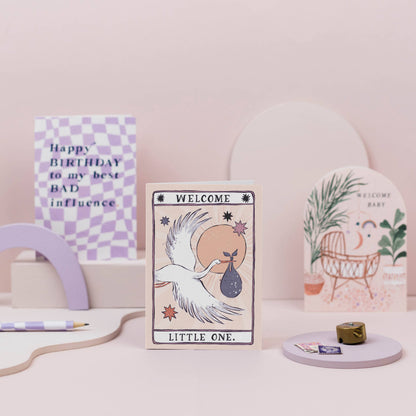 Welcome little one Card | Gender Neutral Baby Cards | Adoption