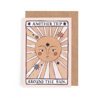 another trip around the sun Card | Tarot Card | Sun Greeting Cards