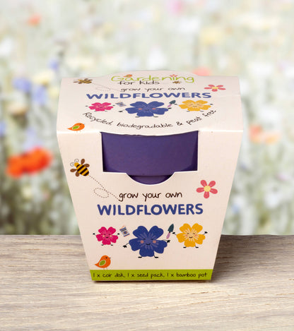 Children's Grow Your Own Wildflowers Growing Kit