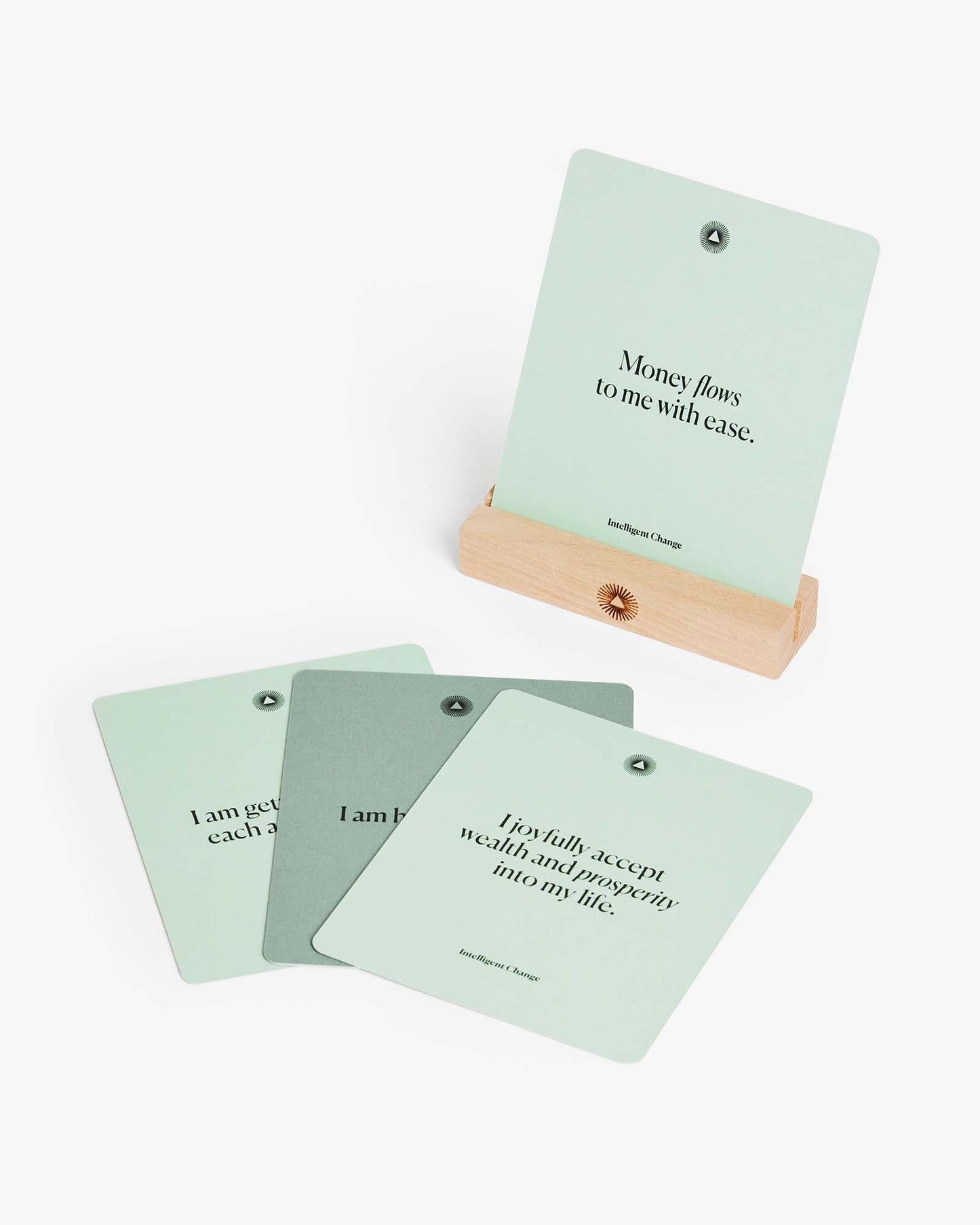 Mindful Affirmations for Financial Abundance, Display Cards