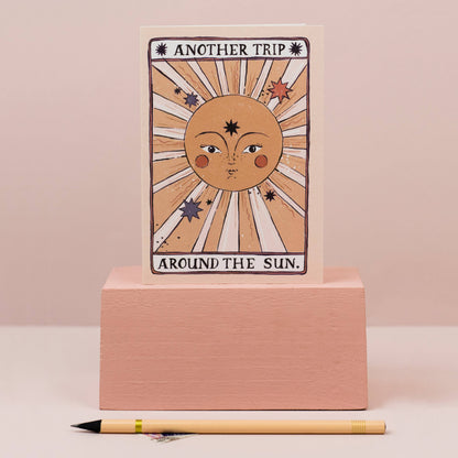 another trip around the sun Card | Tarot Card | Sun Greeting Cards