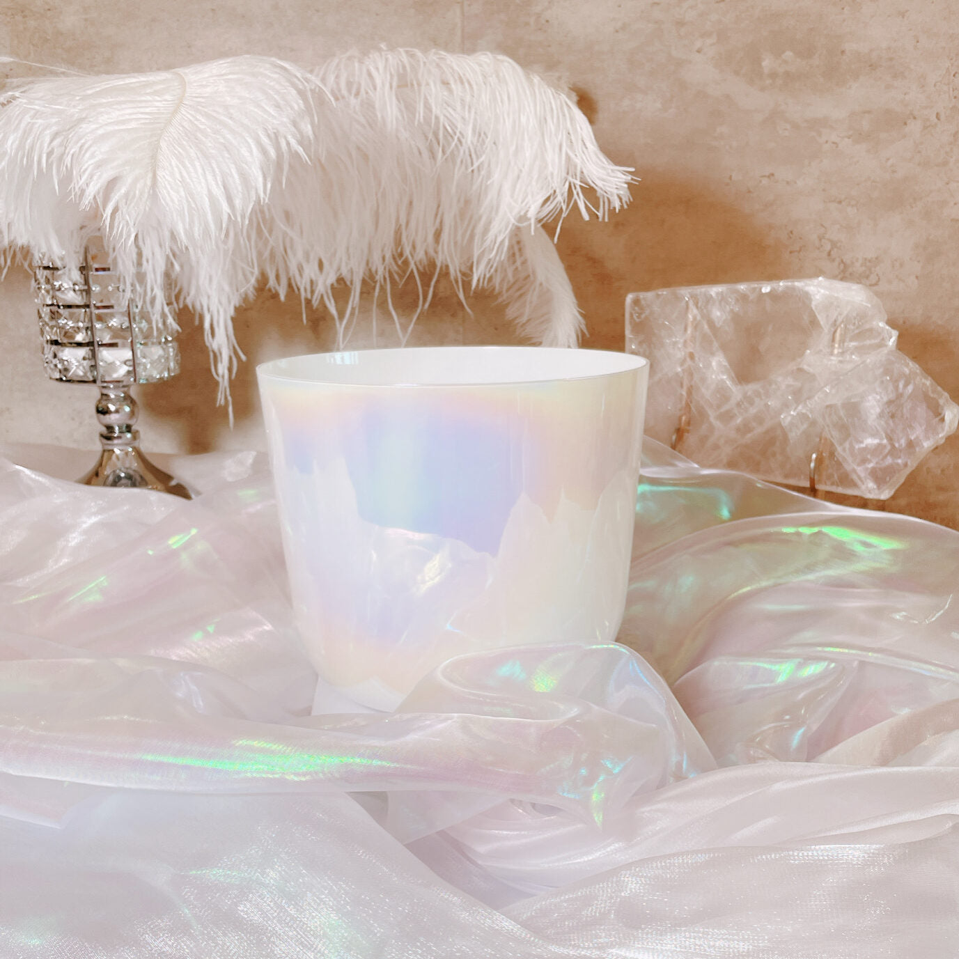 Mother of Pearl Crystal Bowl
