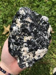 Crystal - Tourmalinated Quartz Polished Face