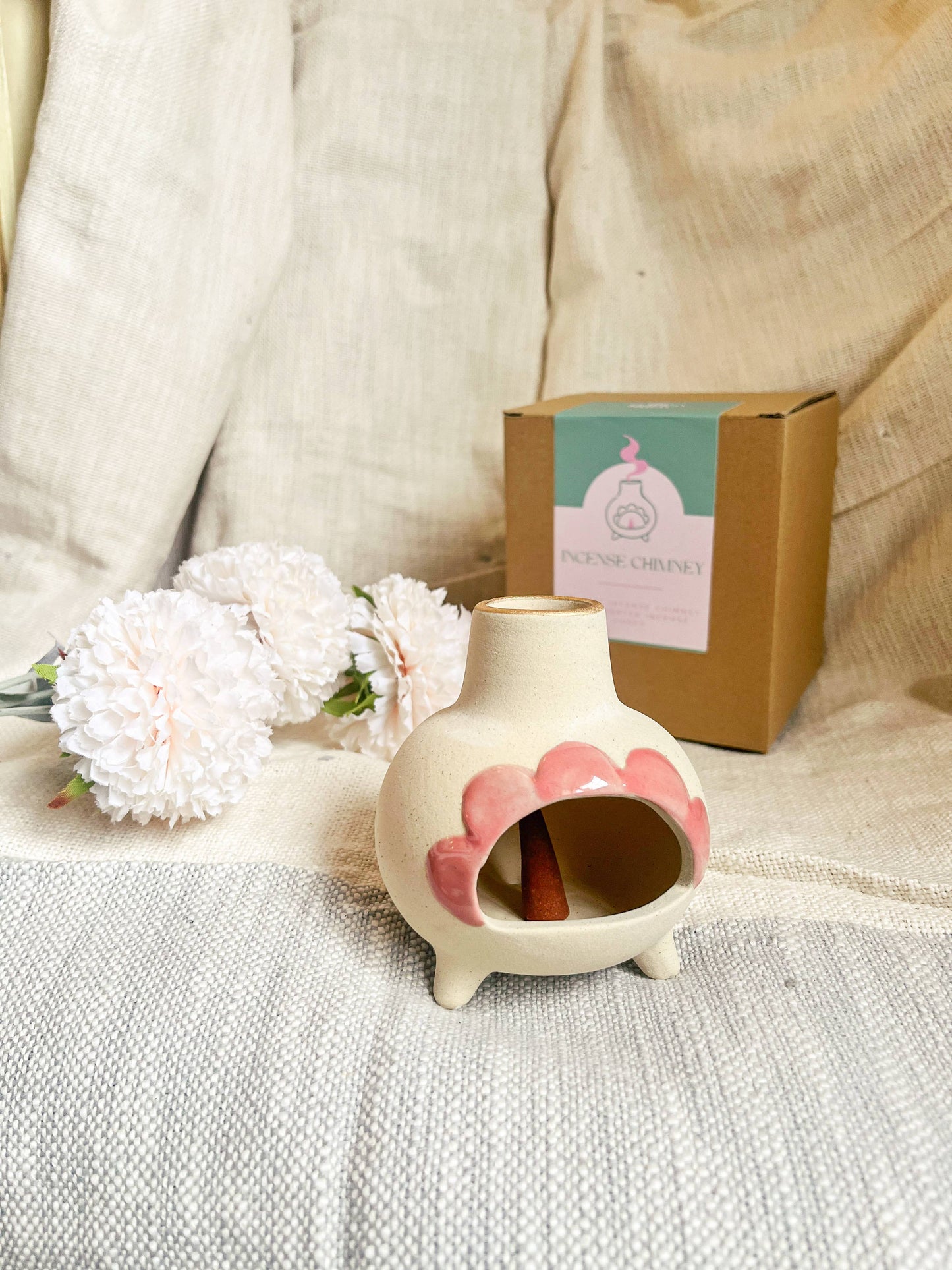 Ceramic Incense Chimney - Palo Santo Burner