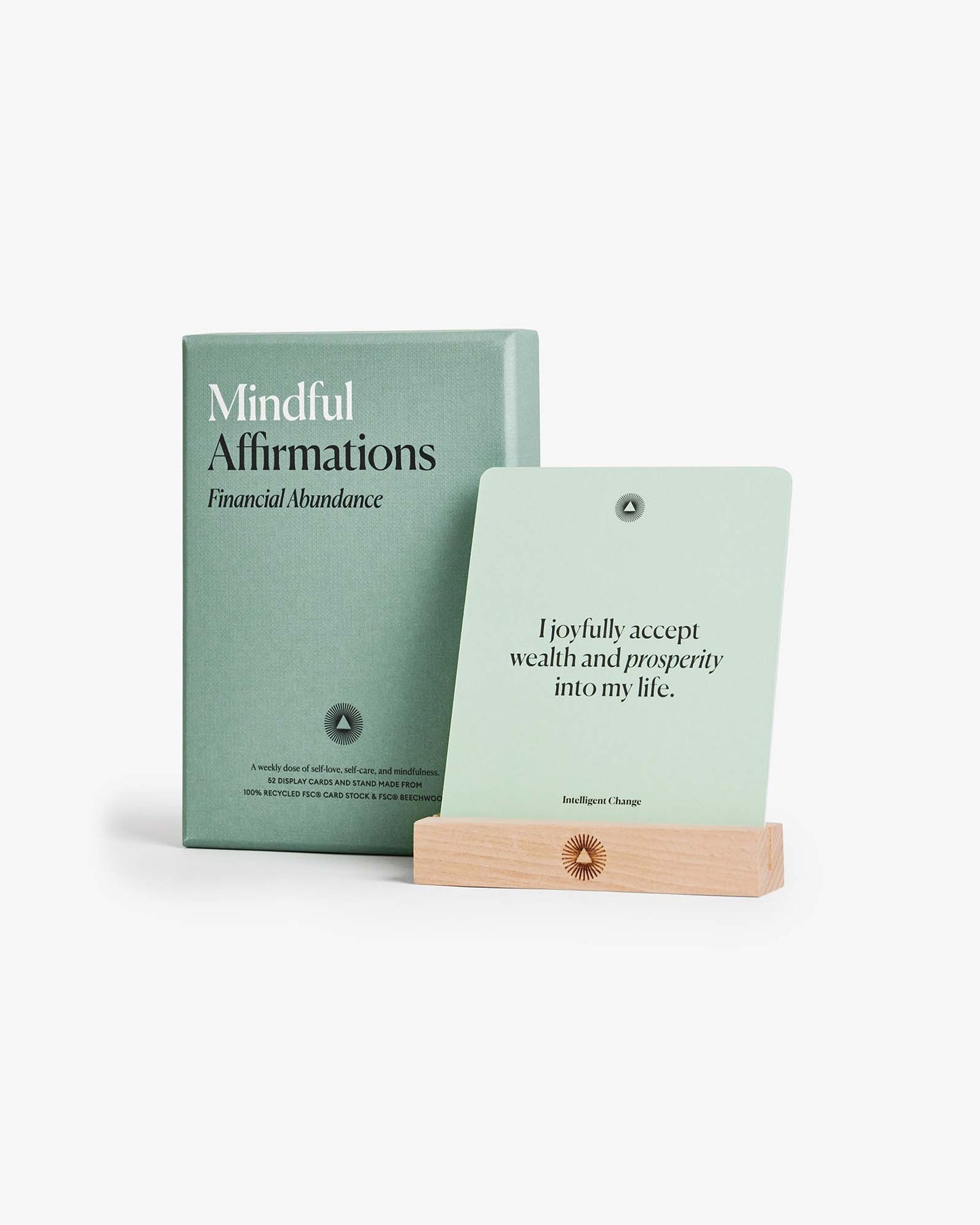 Mindful Affirmations for Financial Abundance, Display Cards