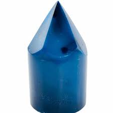 Crystal - Agate Blue Cylinder