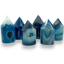 Crystal - Agate Teal Cylinder