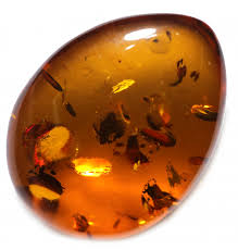 Amber crystal