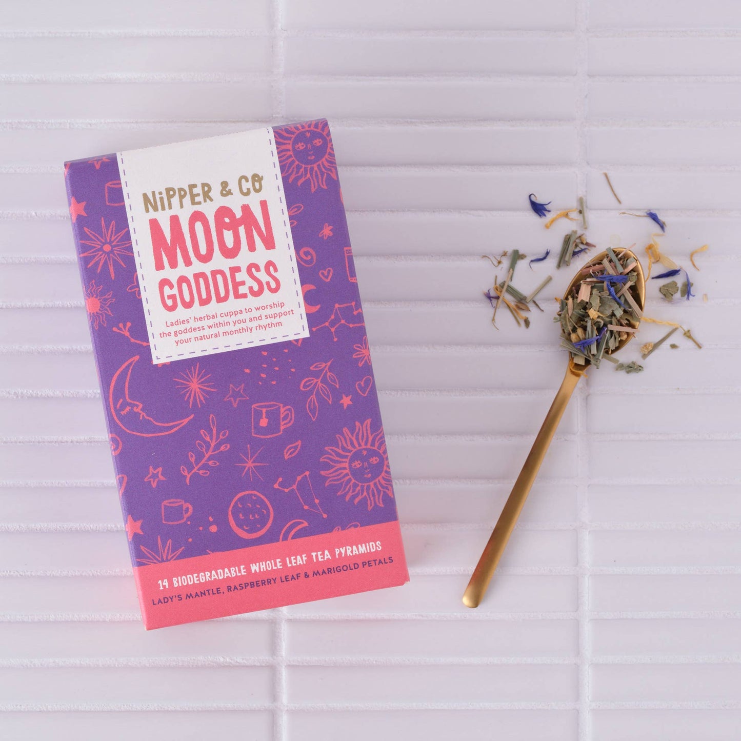 Moon Goddess, Woman's Rhythm Herbal Tea (nipper & co)