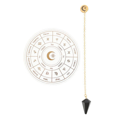 Astrology Wheel Zodiac Pendulum Divination Kit