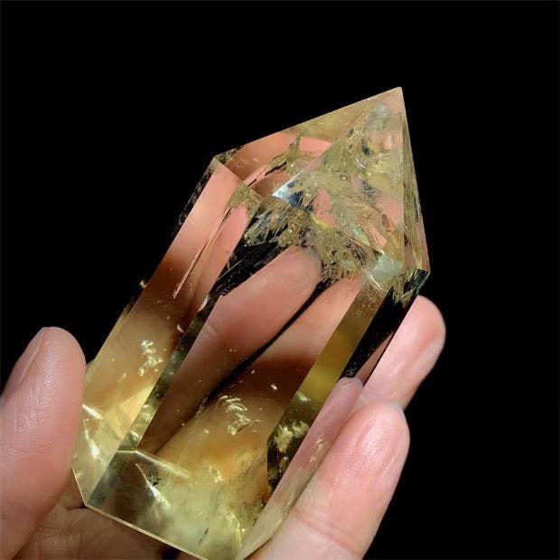 Crystal - AAAA Grade Brazilian Citrine Tower Point Generator