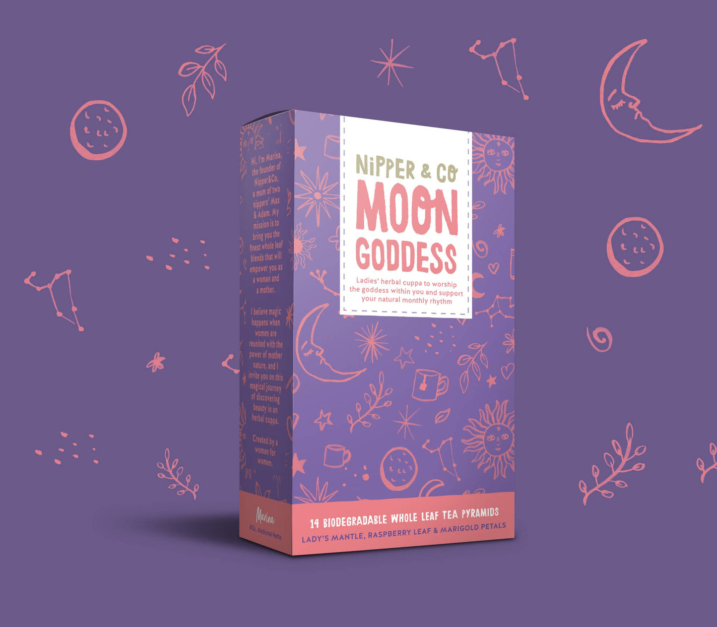 Moon Goddess, Woman's Rhythm Herbal Tea (nipper & co)