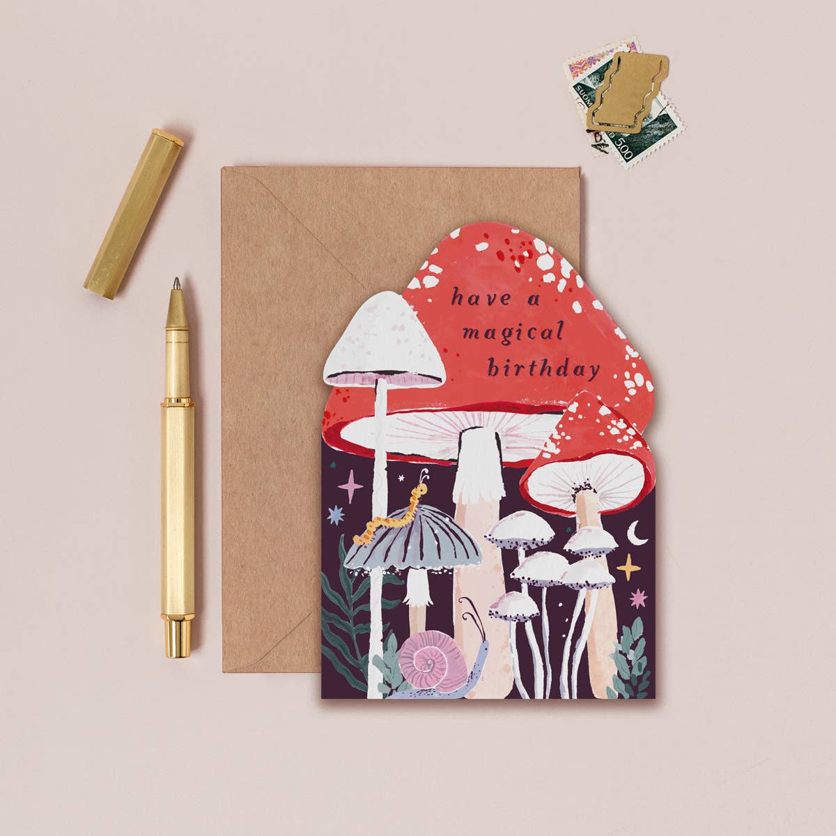 Mushroom Birthday Card | Magic Mushrooms Card
