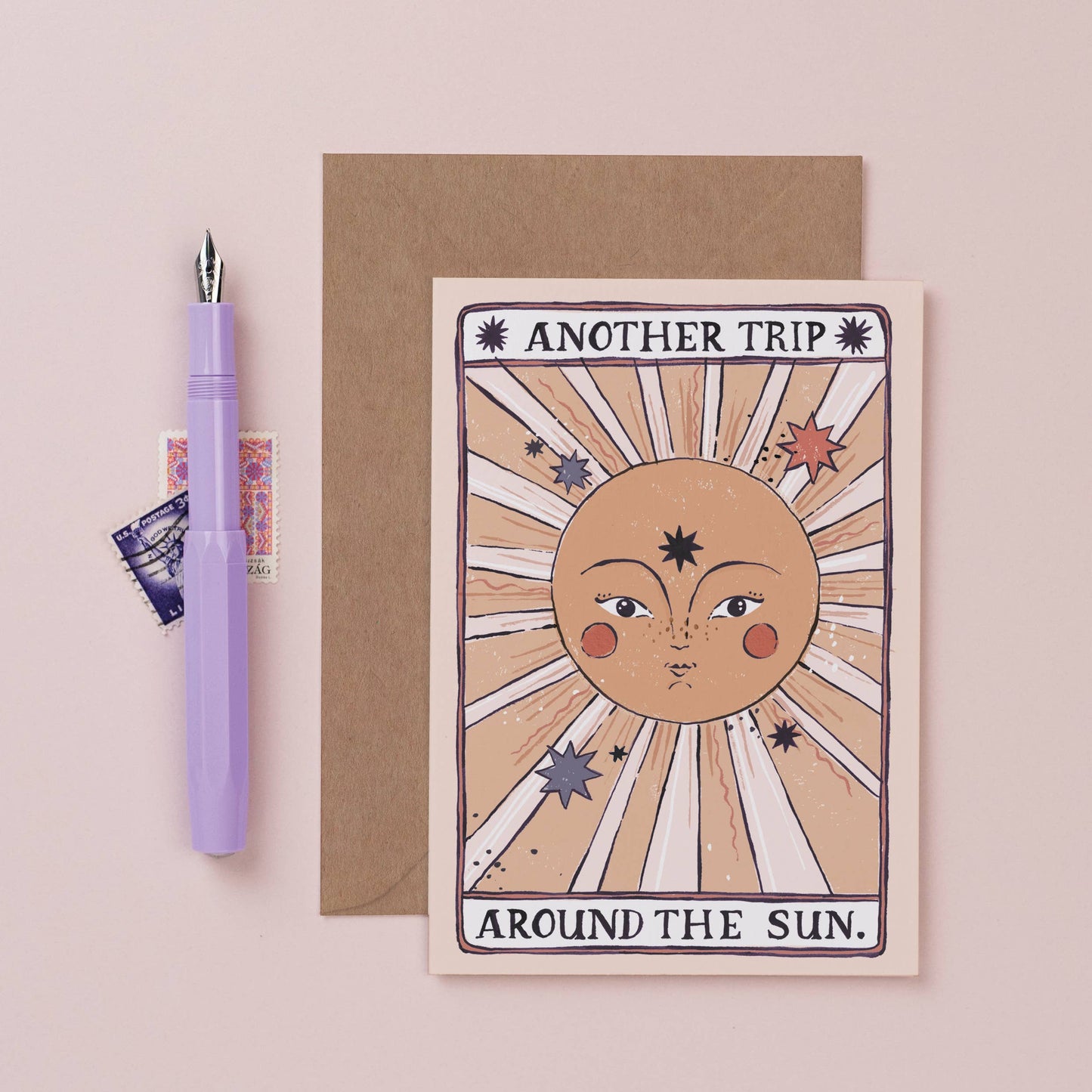 another trip around the sun Card | Tarot Card | Sun Greeting Cards
