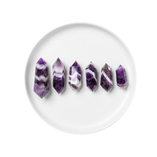 Crystal - Dream Amethyst Double Terminated Point Generator - Healing C