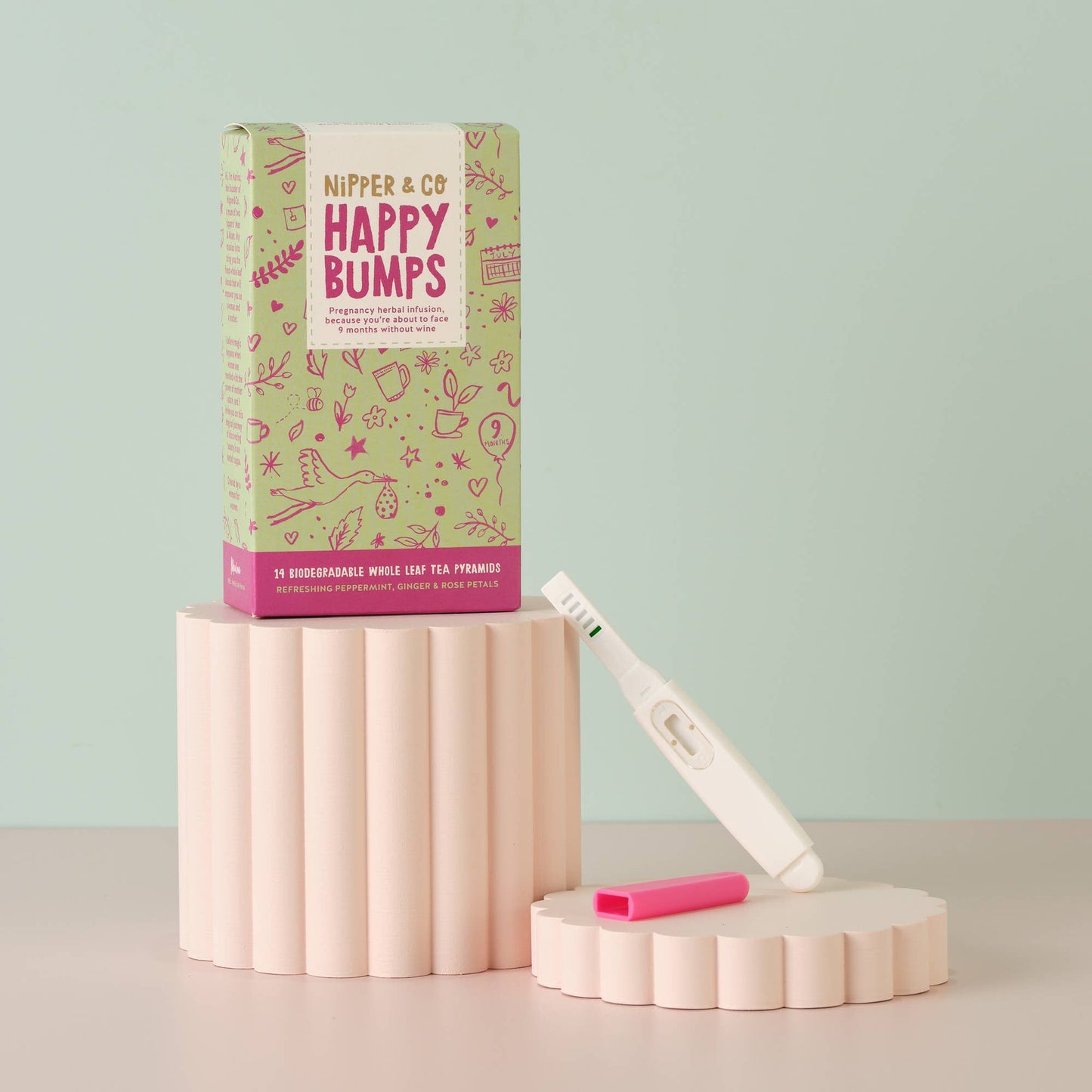 Herbal tea for pregnancy, Happy Bumps, pregnancy gift (nipper & co)