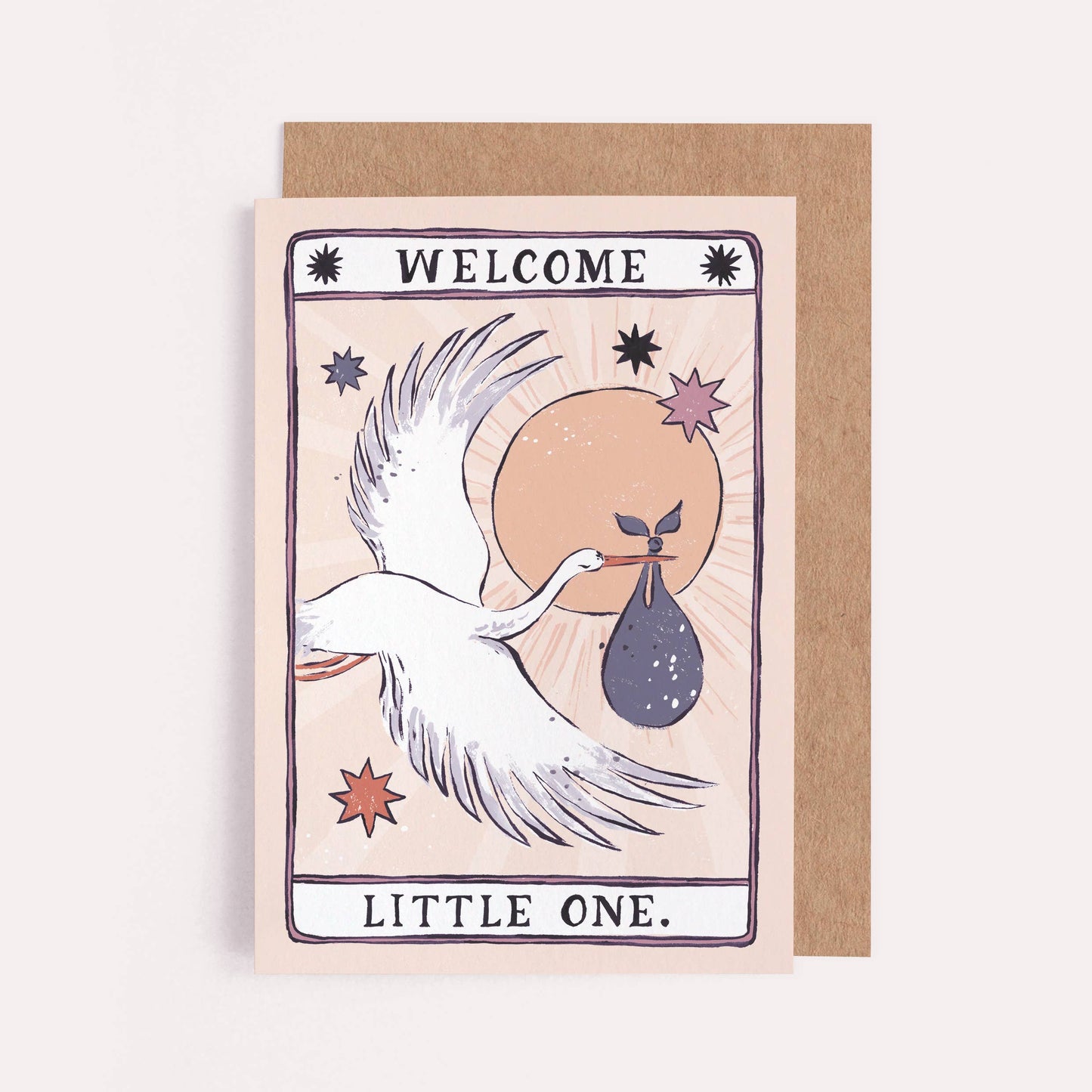 Welcome little one Card | Gender Neutral Baby Cards | Adoption
