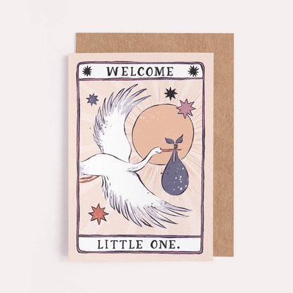 Welcome little one Card | Gender Neutral Baby Cards | Adoption