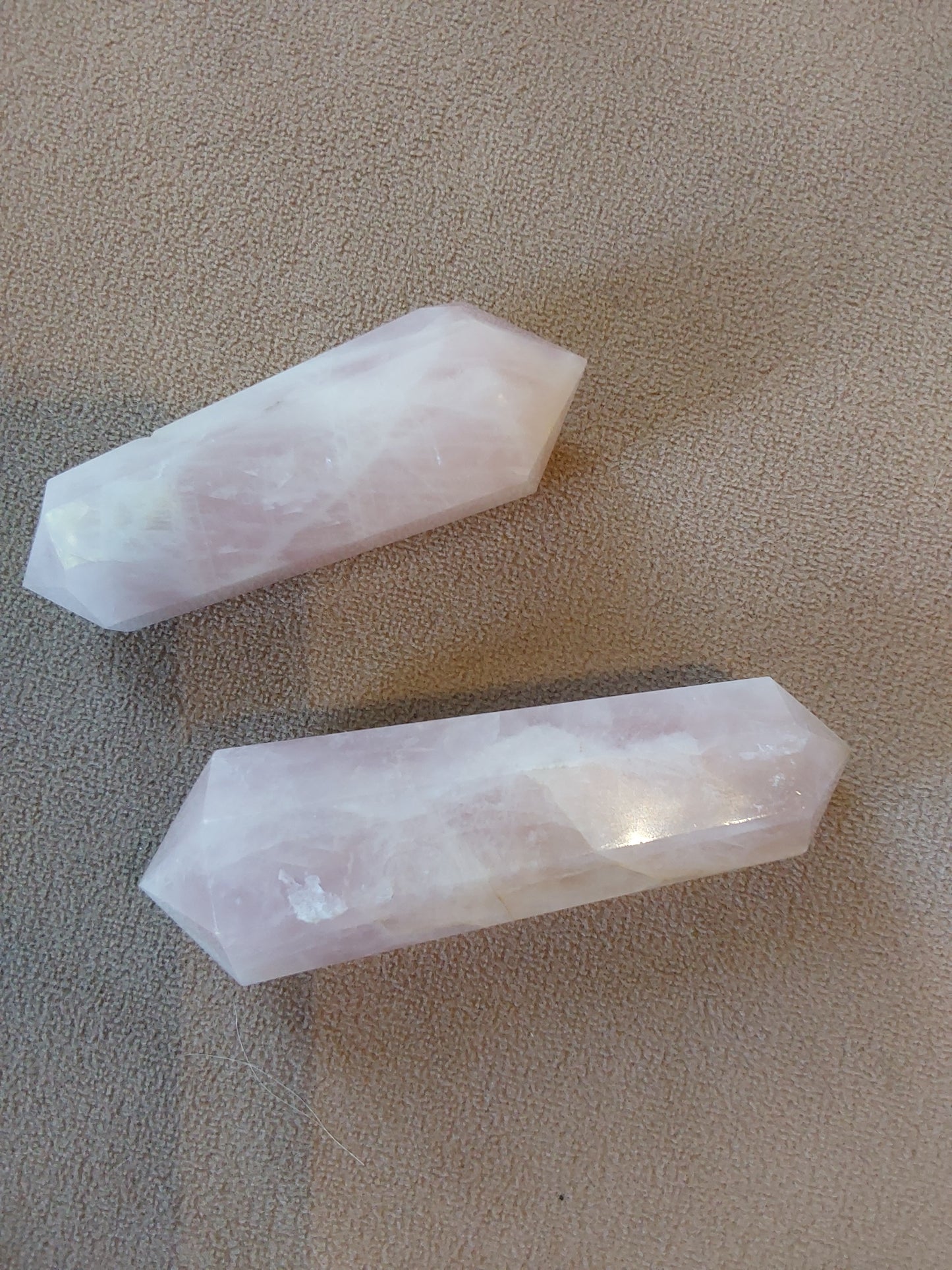Crystal - Rose Quartz Double Point
