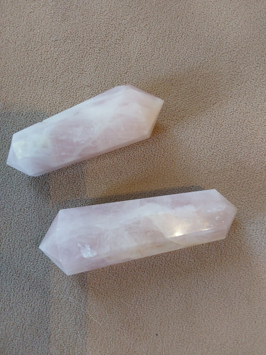 Crystal - Rose Quartz Double Point